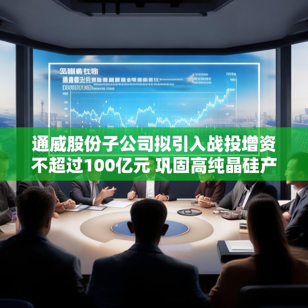 通威股份子公司拟引入战投增资不超过100亿元 巩固高纯晶硅产业优势