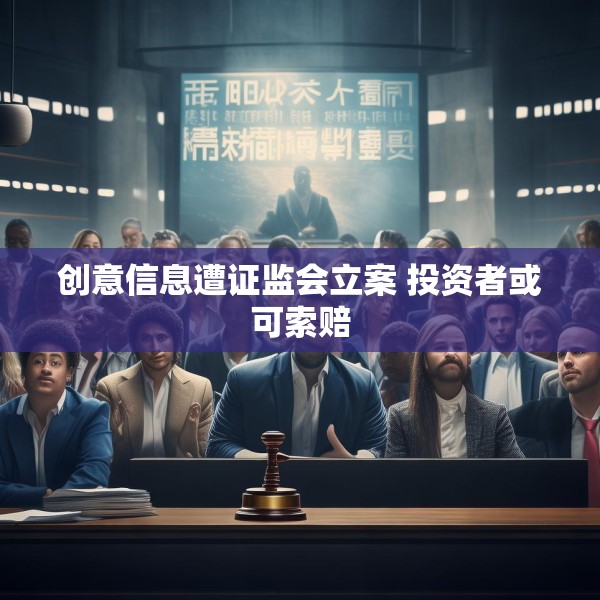 创意信息遭证监会立案 投资者或可索赔
