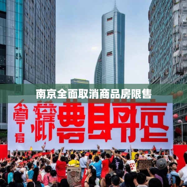 南京全面取消商品房限售