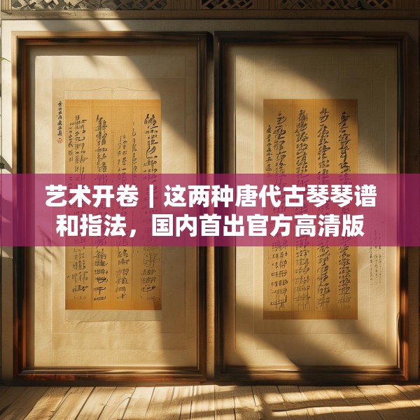 艺术开卷｜这两种唐代古琴琴谱和指法，国内首出官方高清版