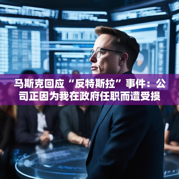 马斯克回应“反特斯拉”事件：公司正因为我在政府任职而遭受损失