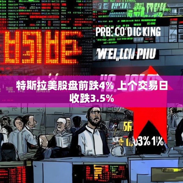 特斯拉美股盘前跌4% 上个交易日收跌3.5%