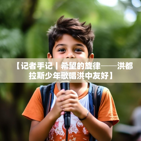【记者手记丨希望的旋律──洪都拉斯少年歌唱洪中友好】