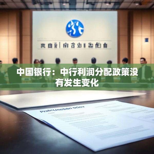 中国银行：中行利润分配政策没有发生变化