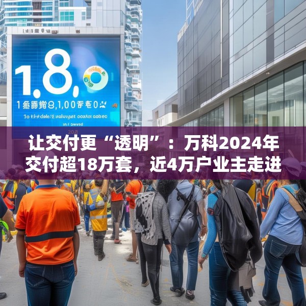 让交付更“透明”：万科2024年交付超18万套，近4万户业主走进工地实地看房