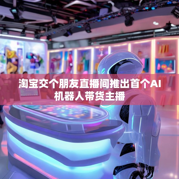 淘宝交个朋友直播间推出首个AI机器人带货主播
