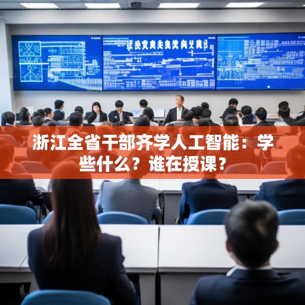 浙江全省干部齐学人工智能：学些什么？谁在授课？