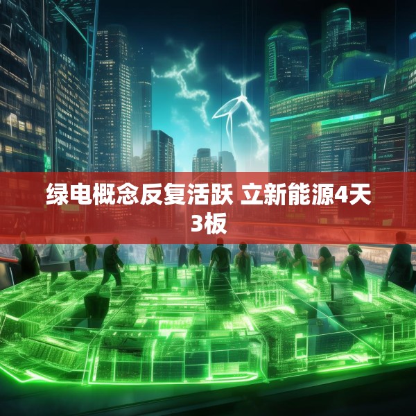 绿电概念反复活跃 立新能源4天3板
