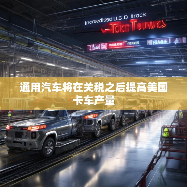 通用汽车将在关税之后提高美国卡车产量