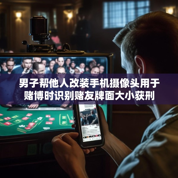 男子帮他人改装手机摄像头用于赌博时识别赌友牌面大小获刑