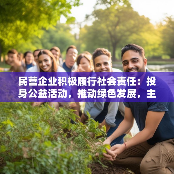 民营企业积极履行社会责任：投身公益活动，推动绿色发展，主动回报社会