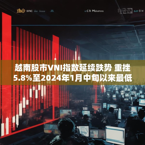 越南股市VNI指数延续跌势 重挫5.8%至2024年1月中旬以来最低