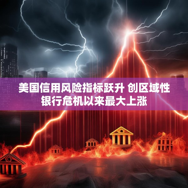 美国信用风险指标跃升 创区域性银行危机以来最大上涨