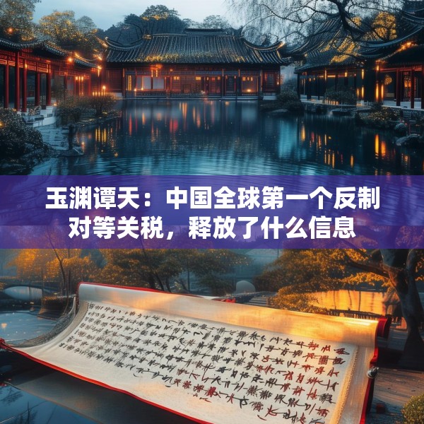 玉渊谭天：中国全球第一个反制对等关税，释放了什么信息