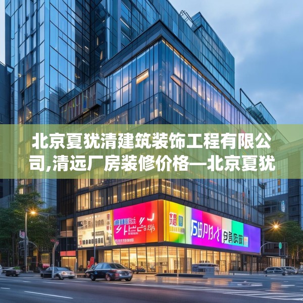 北京夏犹清建筑装饰工程有限公司,清远厂房装修价格—北京夏犹清建筑装饰工程有限公司618.a494b495c498fgy.505dsfds