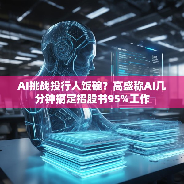 AI挑战投行人饭碗？高盛称AI几分钟搞定招股书95%工作
