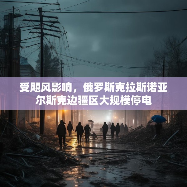 受飓风影响，俄罗斯克拉斯诺亚尔斯克边疆区大规模停电