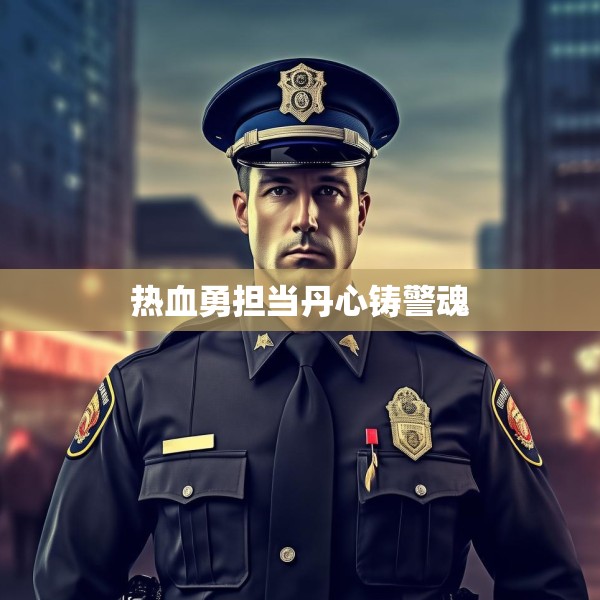 热血勇担当丹心铸警魂