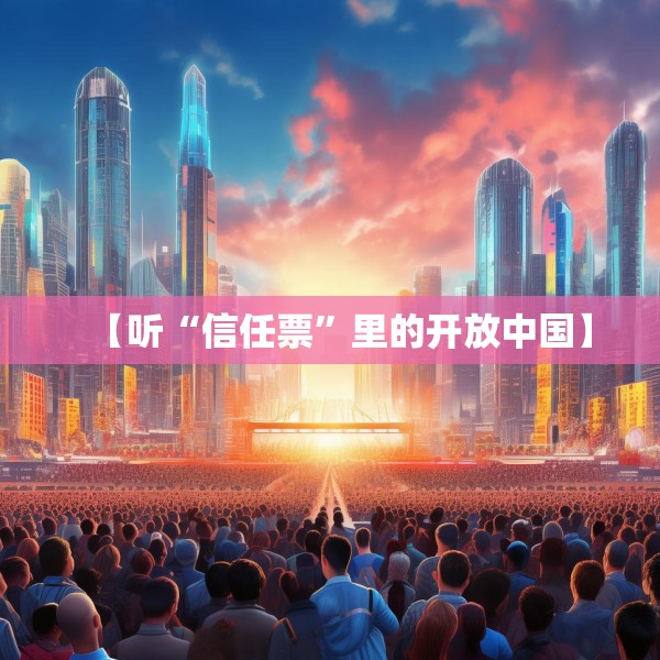 【听“信任票”里的开放中国】