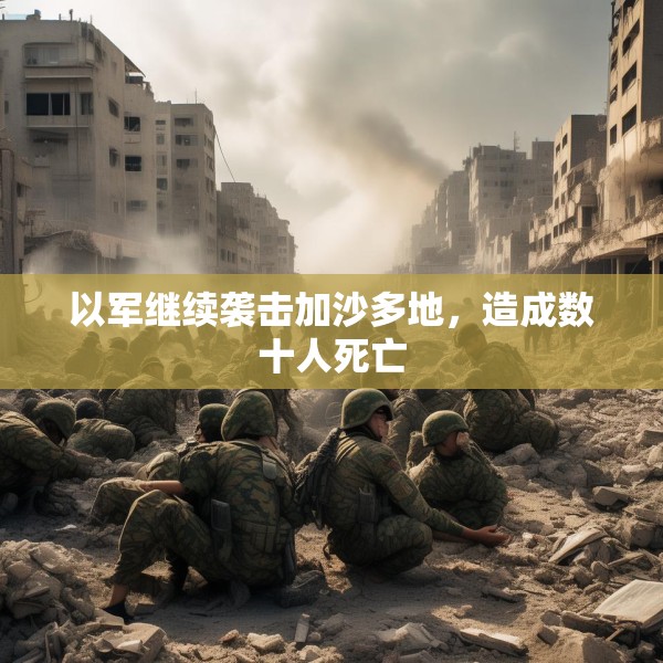 以军继续袭击加沙多地，造成数十人死亡
