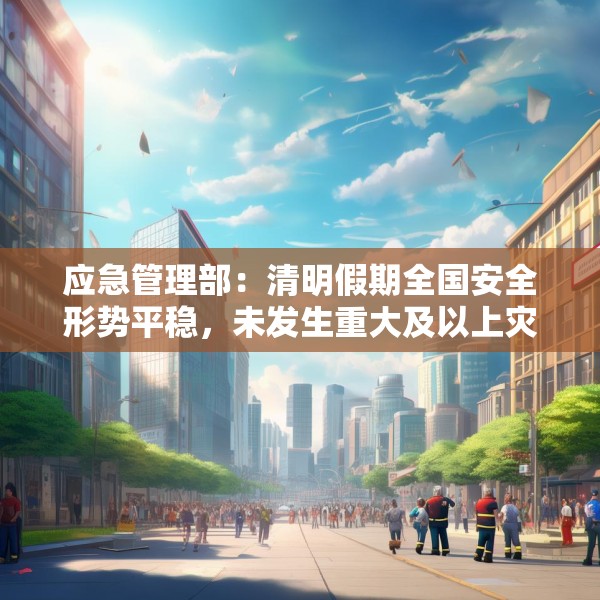 应急管理部：清明假期全国安全形势平稳，未发生重大及以上灾害事故