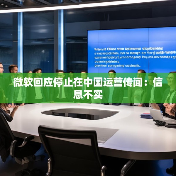 微软回应停止在中国运营传闻：信息不实