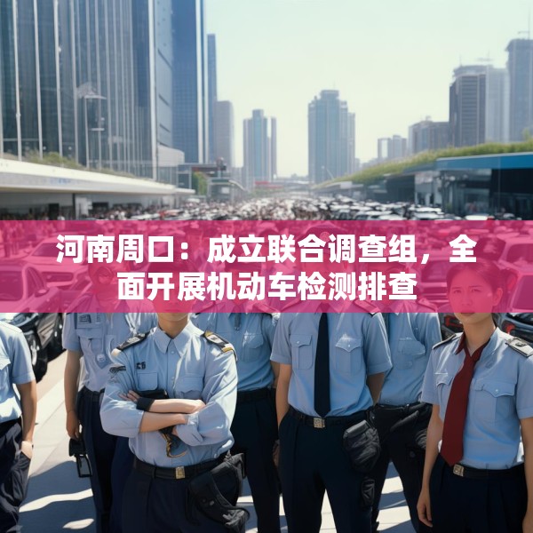 河南周口：成立联合调查组，全面开展机动车检测排查