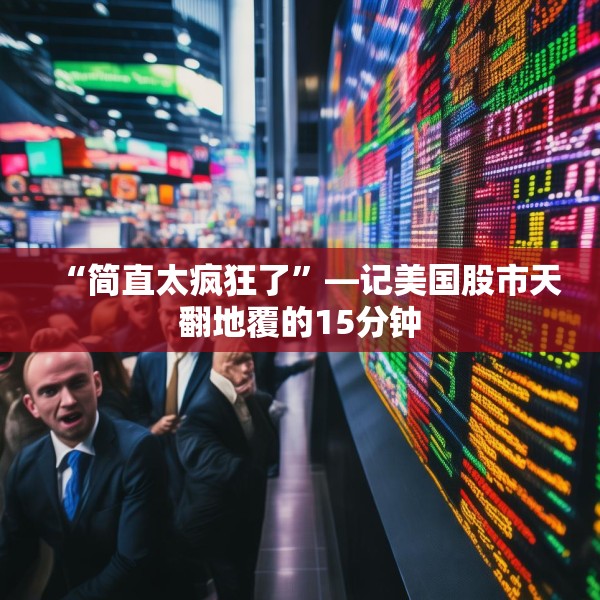 “简直太疯狂了”—记美国股市天翻地覆的15分钟