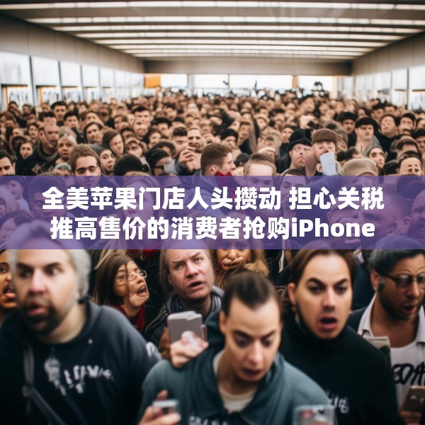 全美苹果门店人头攒动 担心关税推高售价的消费者抢购iPhone