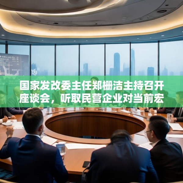 国家发改委主任郑栅洁主持召开座谈会，听取民营企业对当前宏观经济形势的意见建议