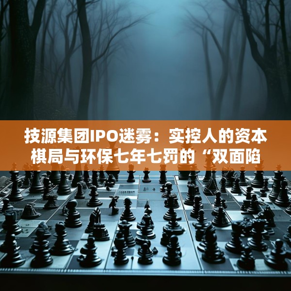 技源集团IPO迷雾：实控人的资本棋局与环保七年七罚的“双面陷阱”