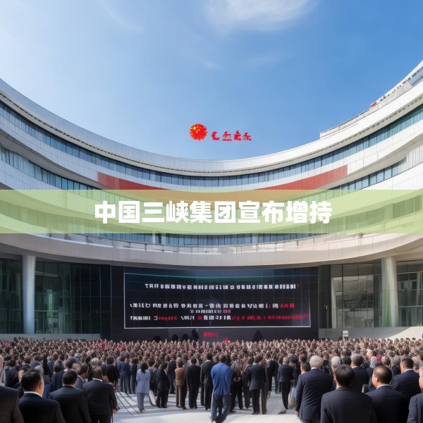 中国三峡集团宣布增持