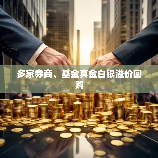 多家券商、基金真金白银溢价回购