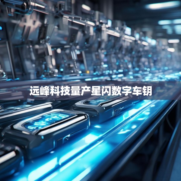 远峰科技量产星闪数字车钥