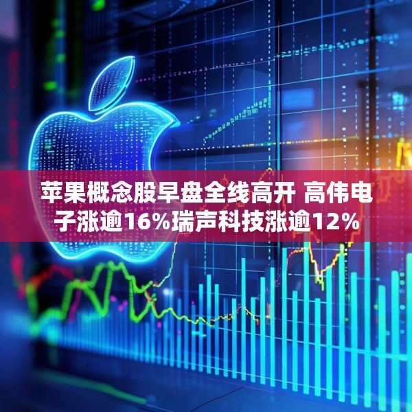 苹果概念股早盘全线高开 高伟电子涨逾16%瑞声科技涨逾12%
