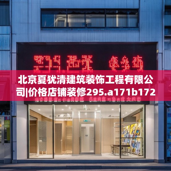北京夏犹清建筑装饰工程有限公司|价格店铺装修295.a171b172c175fgy.182fdsfds