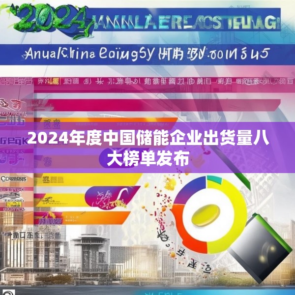 2024年度中国储能企业出货量八大榜单发布