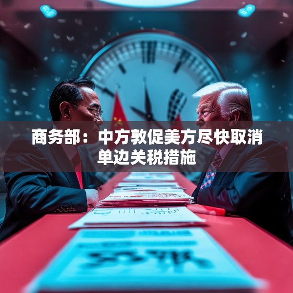 商务部：中方敦促美方尽快取消单边关税措施