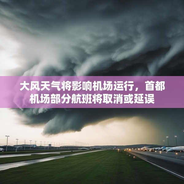 大风天气将影响机场运行，首都机场部分航班将取消或延误