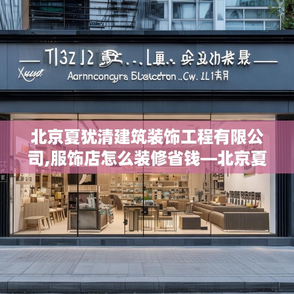 北京夏犹清建筑装饰工程有限公司,服饰店怎么装修省钱—北京夏犹清建筑装饰工程有限公司134.a10b11c14fgy.21wew