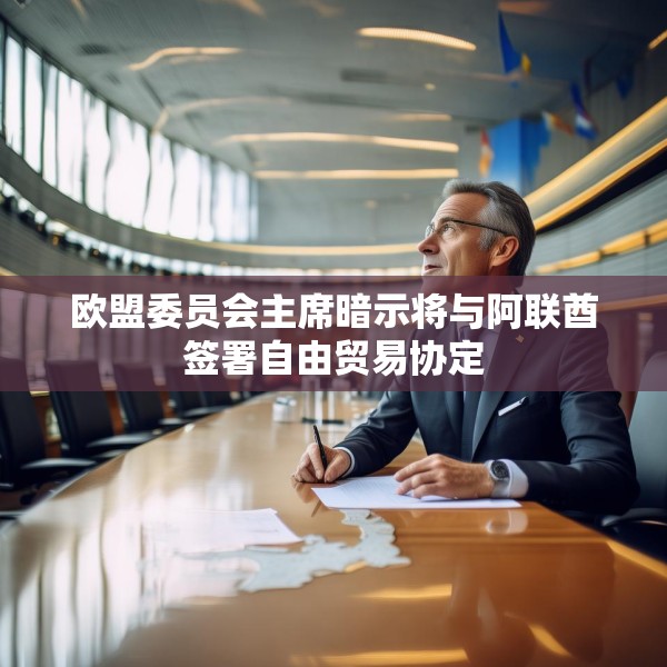 欧盟委员会主席暗示将与阿联酋签署自由贸易协定