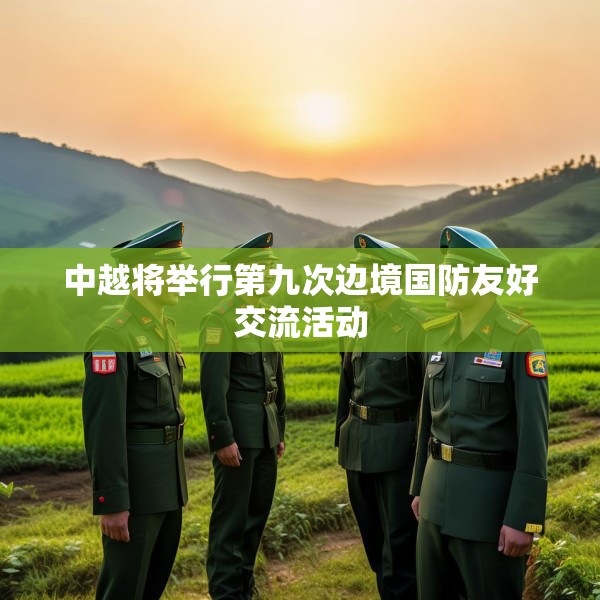 中越将举行第九次边境国防友好交流活动