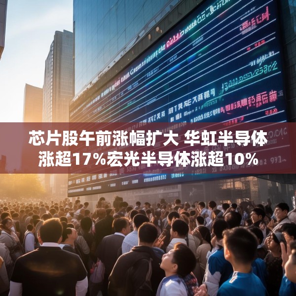 芯片股午前涨幅扩大 华虹半导体涨超17%宏光半导体涨超10%