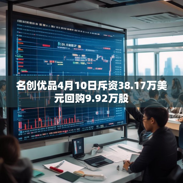 名创优品4月10日斥资38.17万美元回购9.92万股