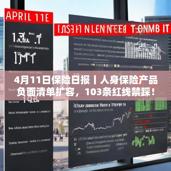 4月11日保险日报丨人身保险产品负面清单扩容，103条红线禁踩！透视险企首季12笔举牌，锚定高股息赛道