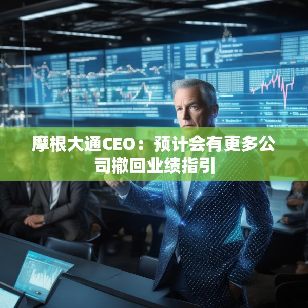 摩根大通CEO：预计会有更多公司撤回业绩指引