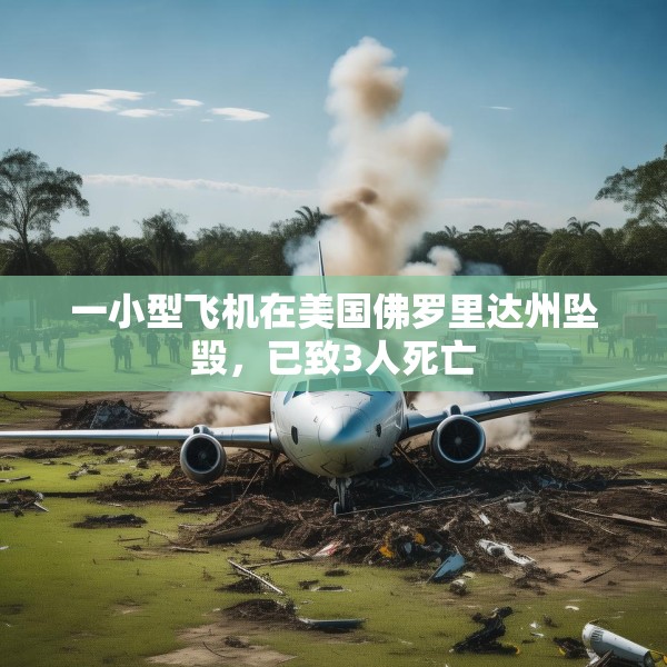 一小型飞机在美国佛罗里达州坠毁，已致3人死亡