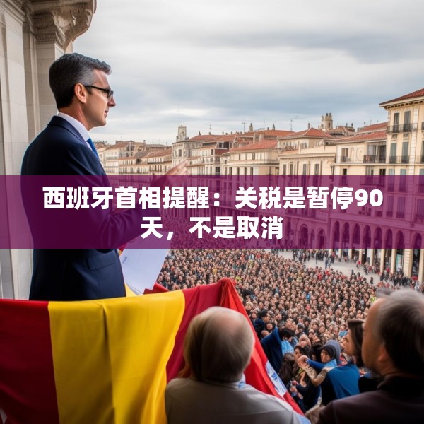 西班牙首相提醒：关税是暂停90天，不是取消