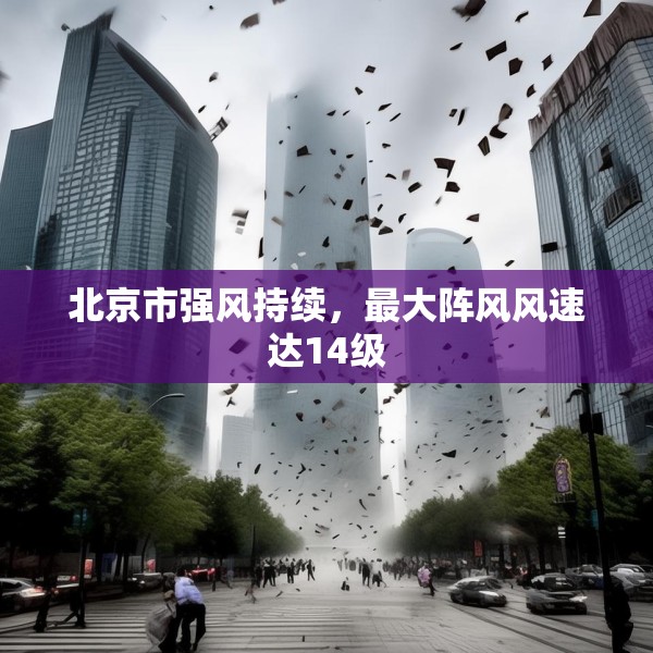 北京市强风持续，最大阵风风速达14级