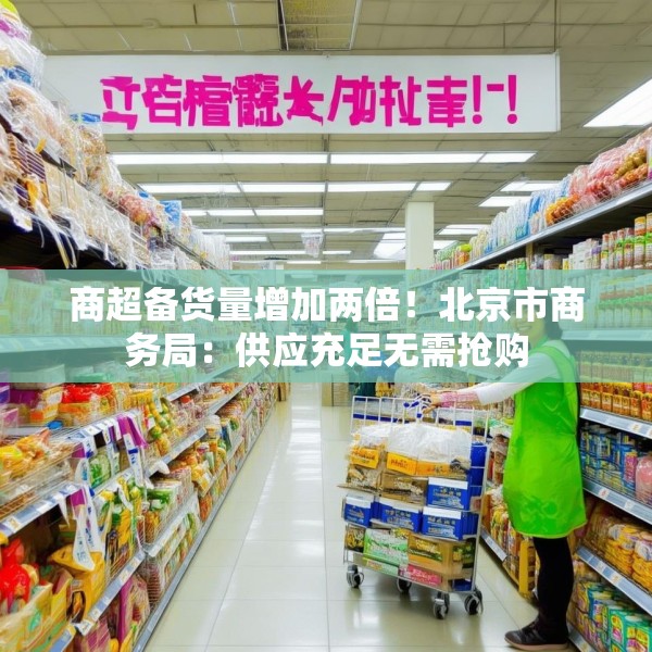 商超备货量增加两倍！北京市商务局：供应充足无需抢购